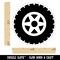 Wheel Tire Icon Self-Inking Rubber Stamp for Stamping Crafting Planners